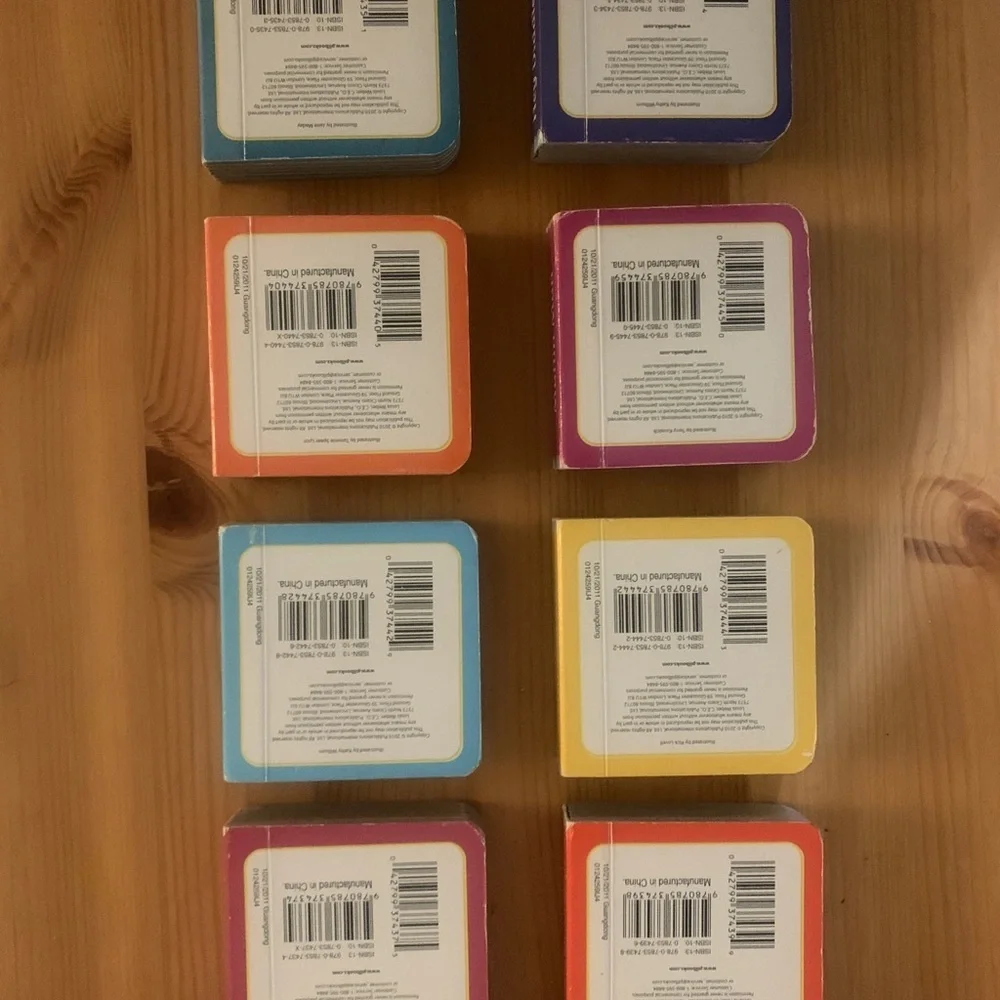 VTG 8/PILLBOOK Nursery Rhyme Block Books INCOMPLETE SET 2010